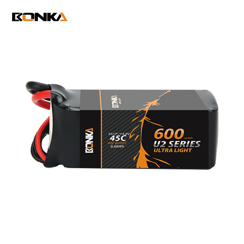 BONKA FPV 600mAh 45C 4S Ultra Series Racing LiPo